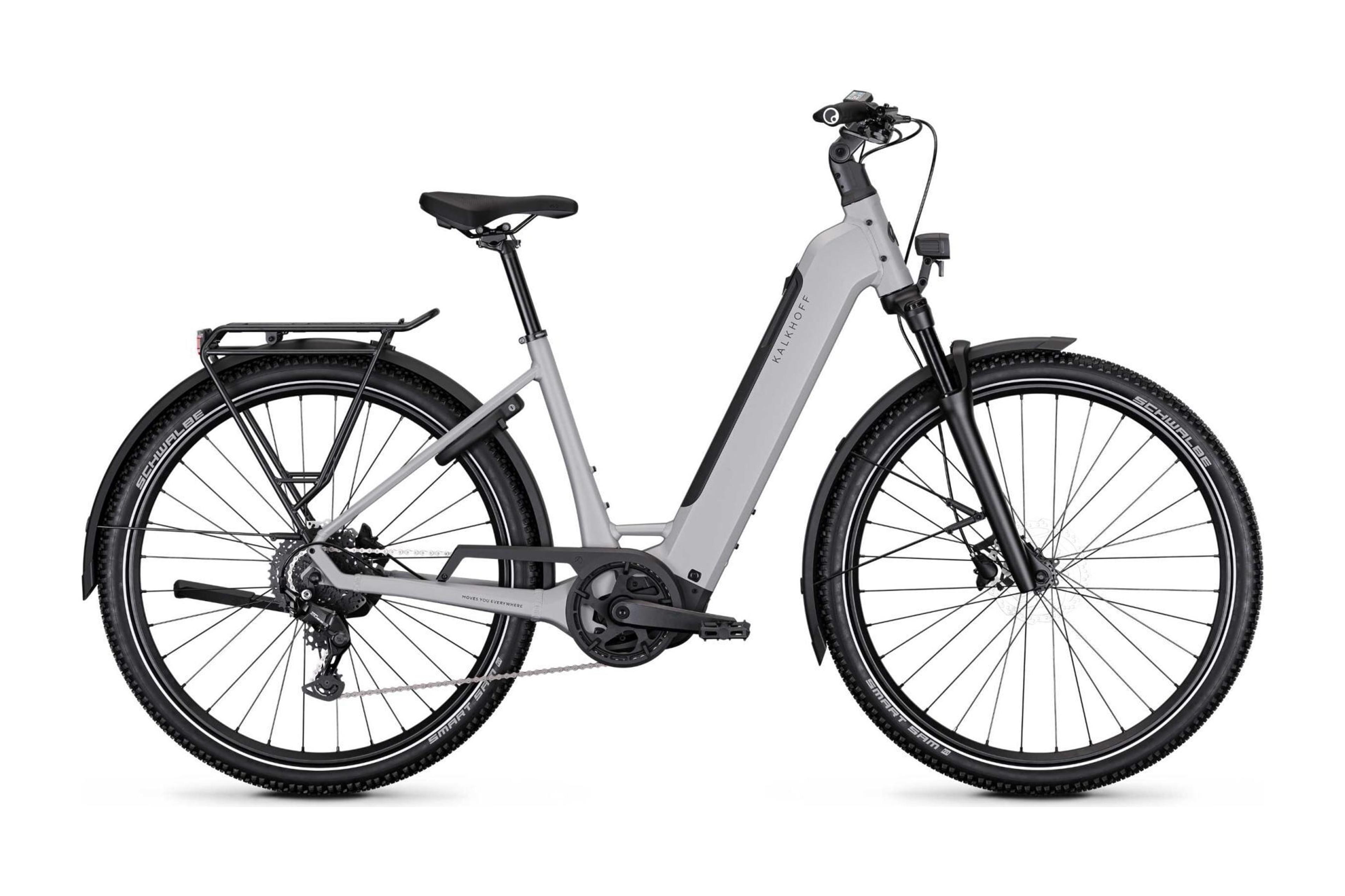 Kalkhoff Entice 3 LTD 600 OLTD E-Trekkingbikes (grau) 1