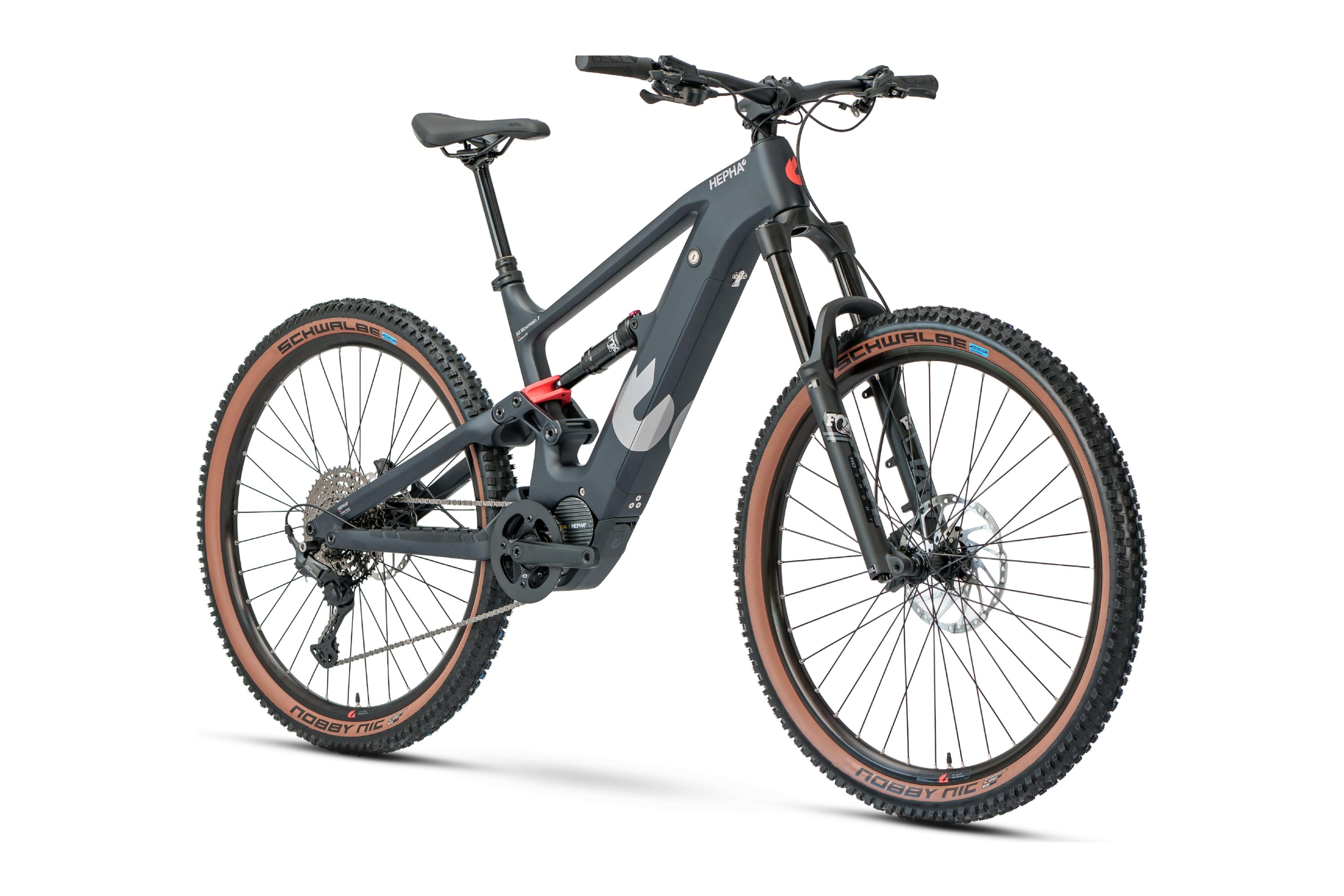 HEPHA All Mountain 7 Carbon Limited E-Fullys (schwarz) 2