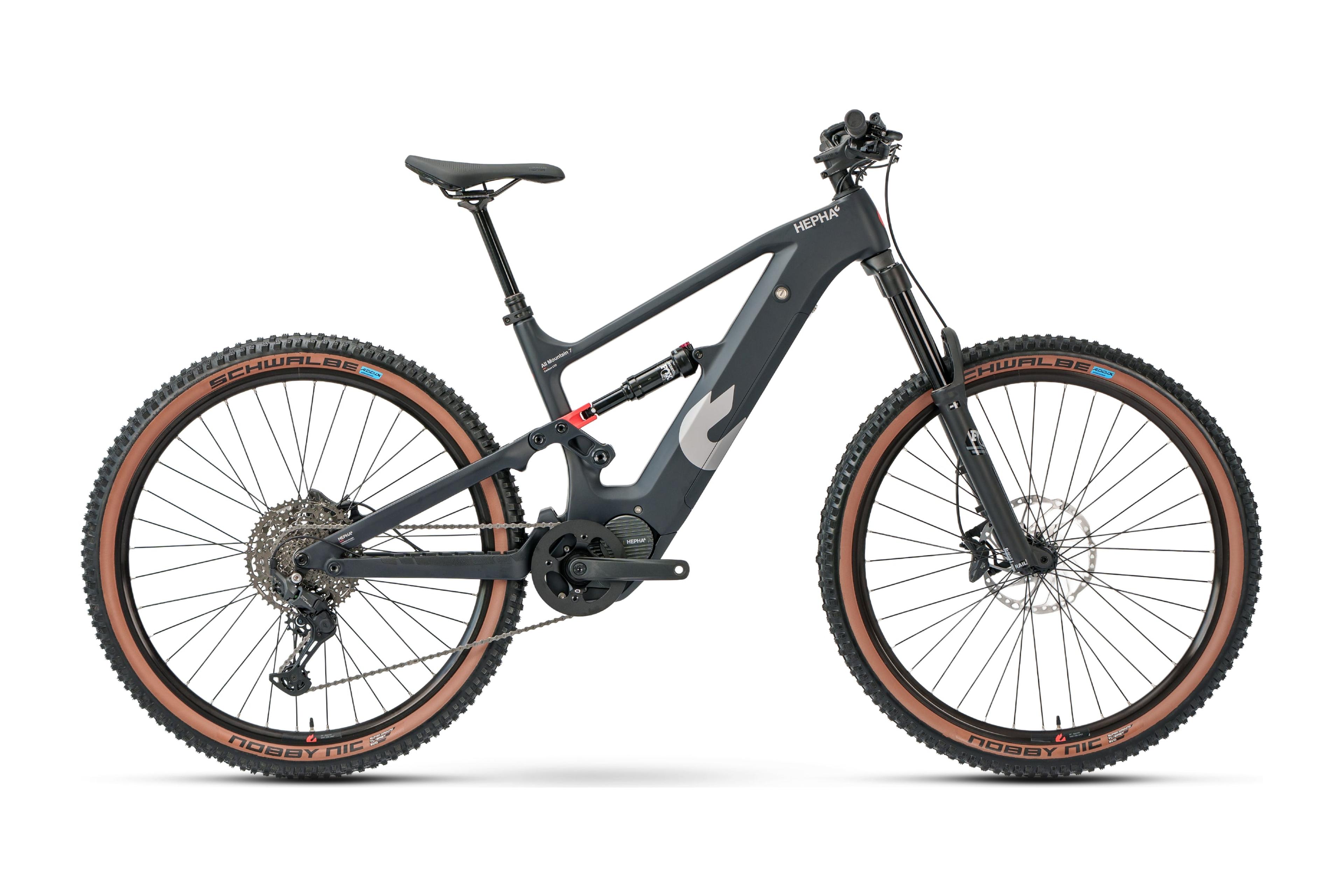 HEPHA All Mountain 7 Carbon Limited E-Fullys (schwarz) 1