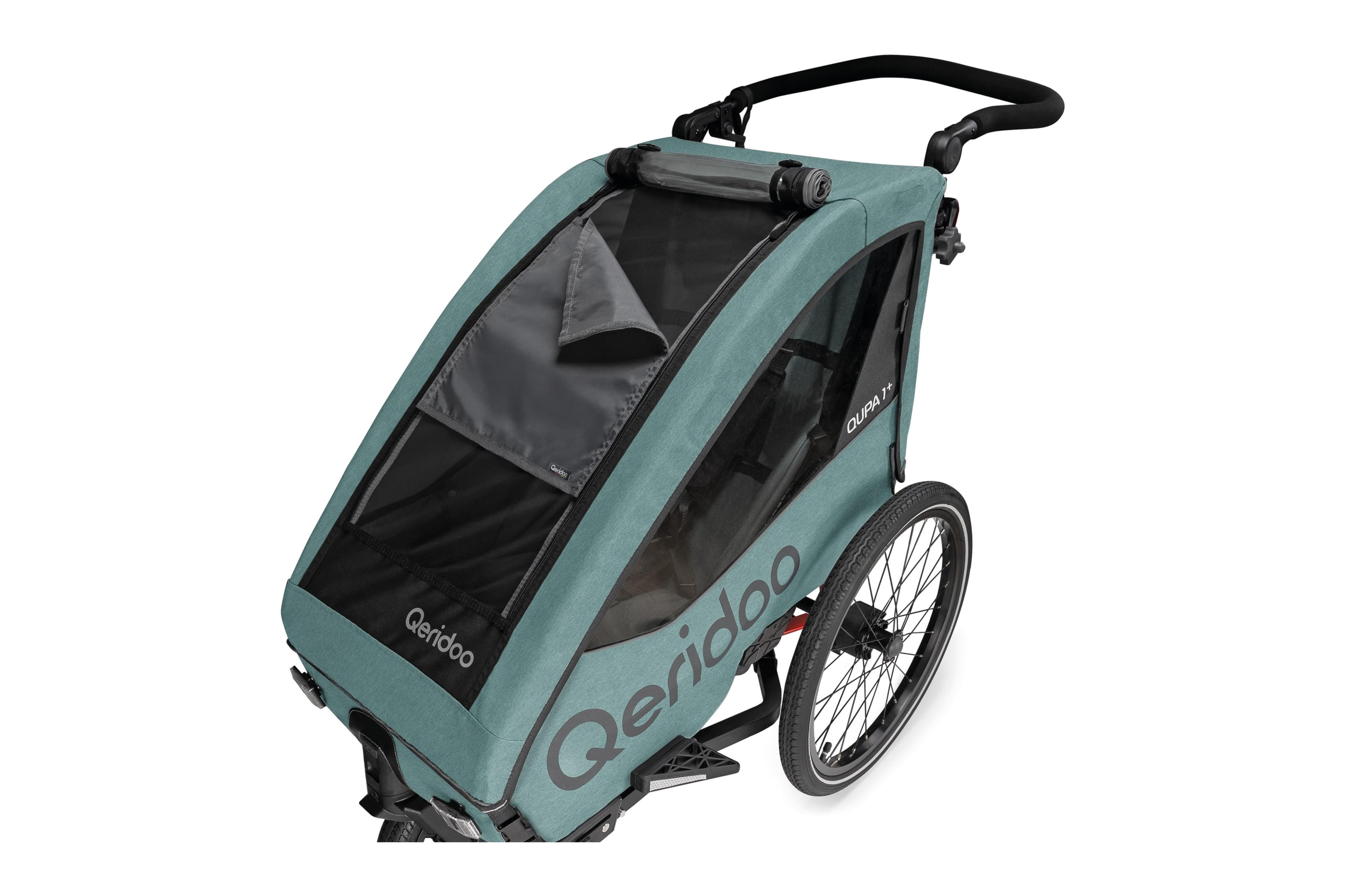 Qeridoo QUPA 1 Plus Anhänger (blau) 12