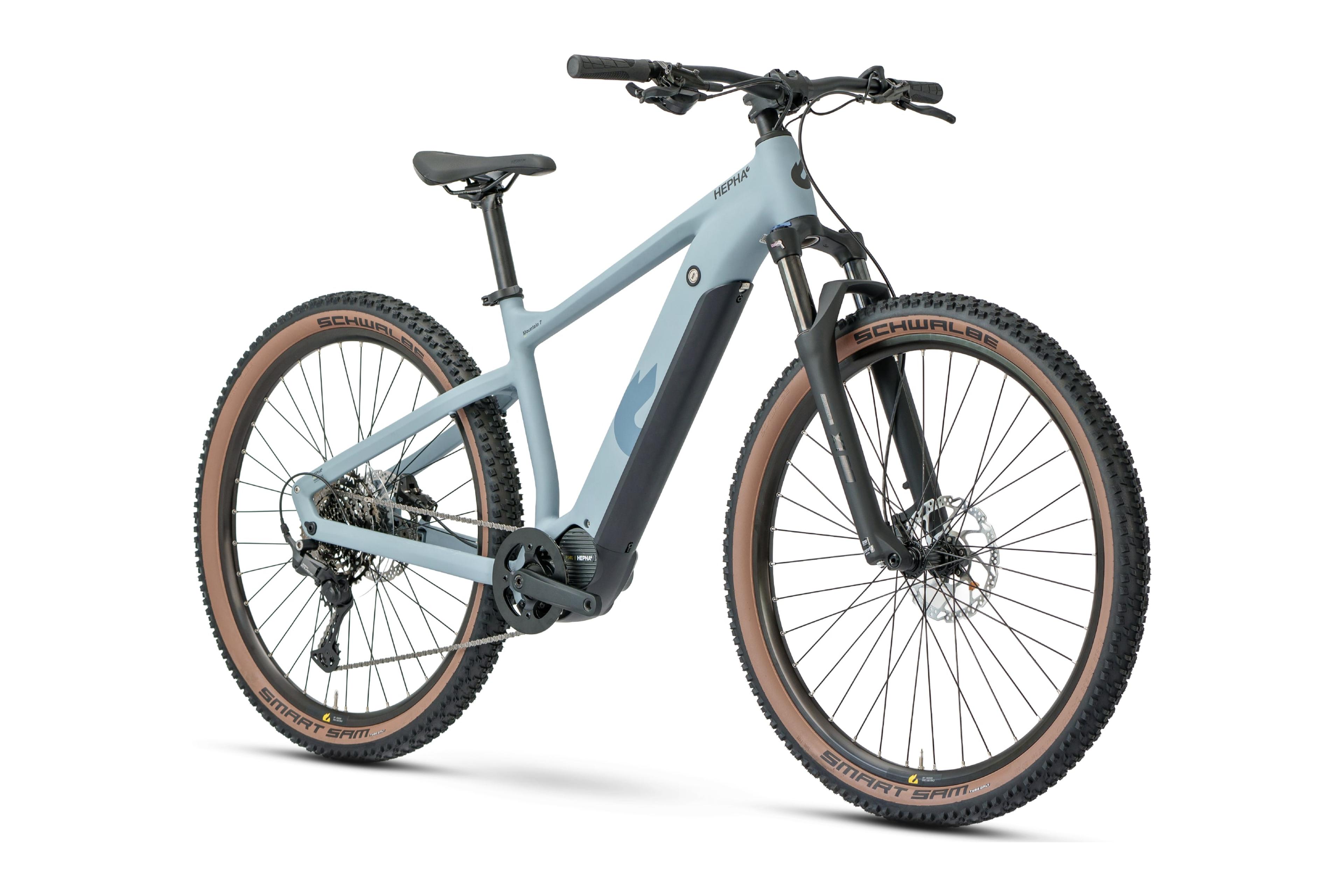 HEPHA Mountain 7 Performance E-Hardtails (blau) 2