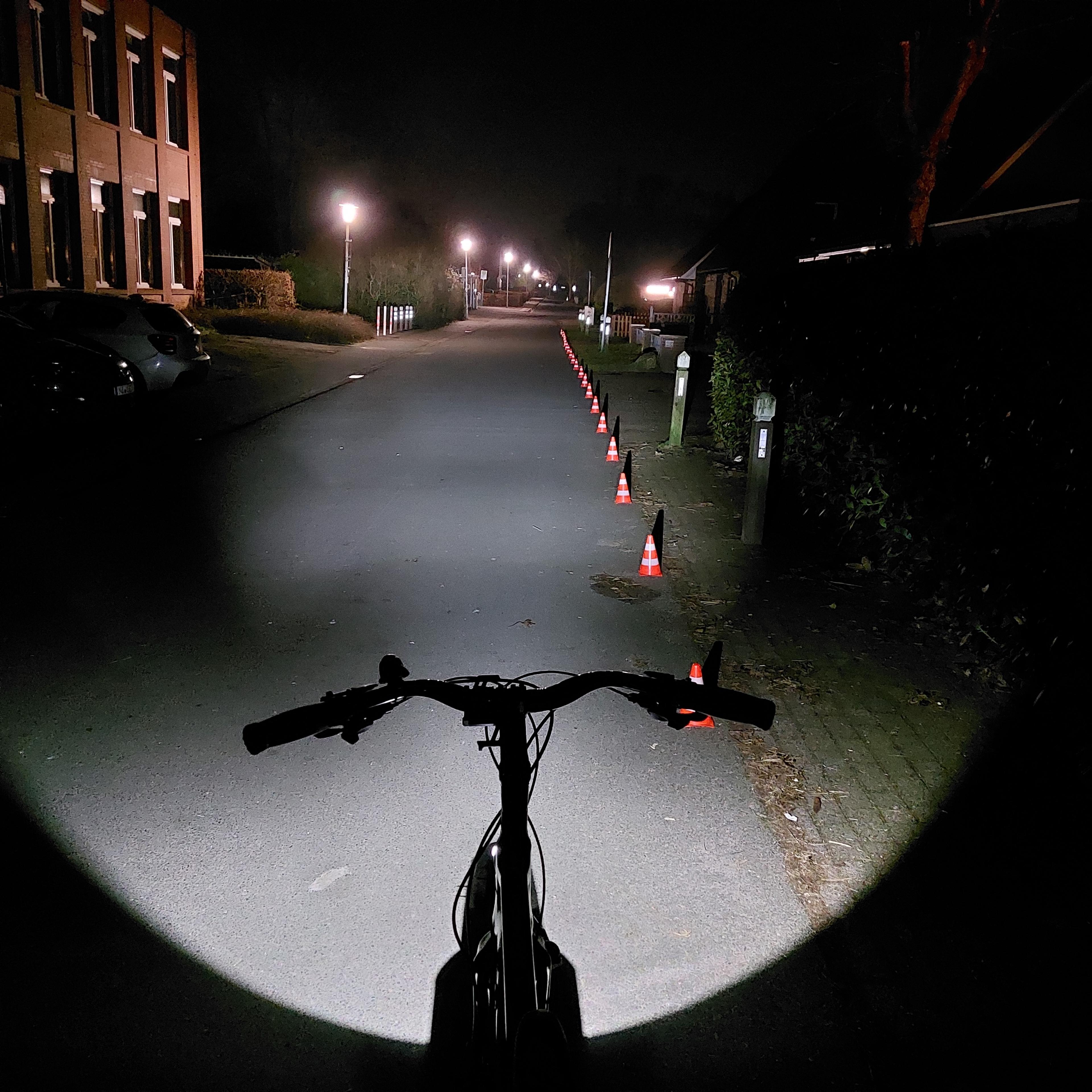 LUNIVO e-DIA F170 Fernlicht E-Bike Beleuchtung (schwarz) 3