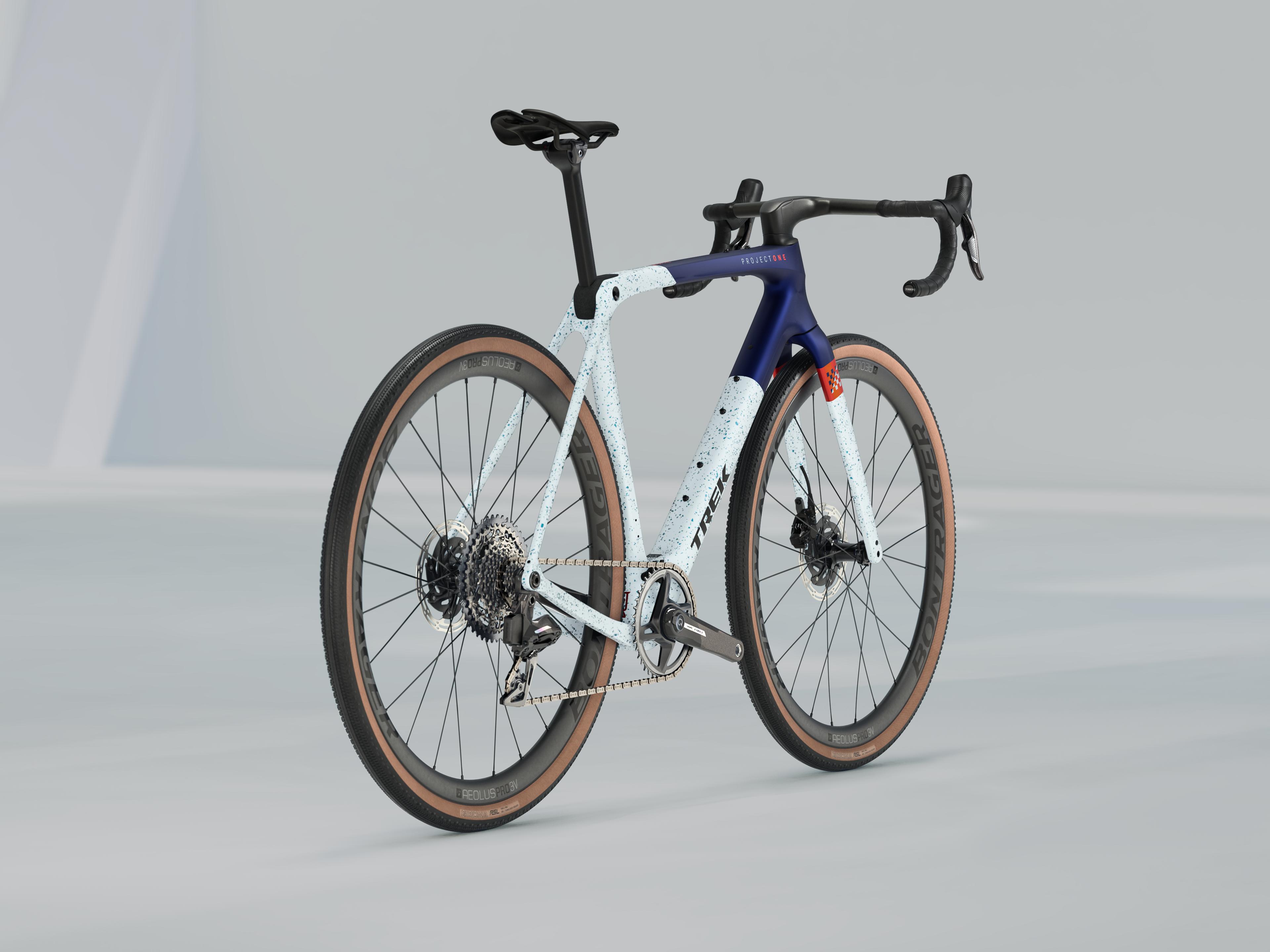 Trek Checkmate SLR 7 AXS Gravelbikes (blau) 2
