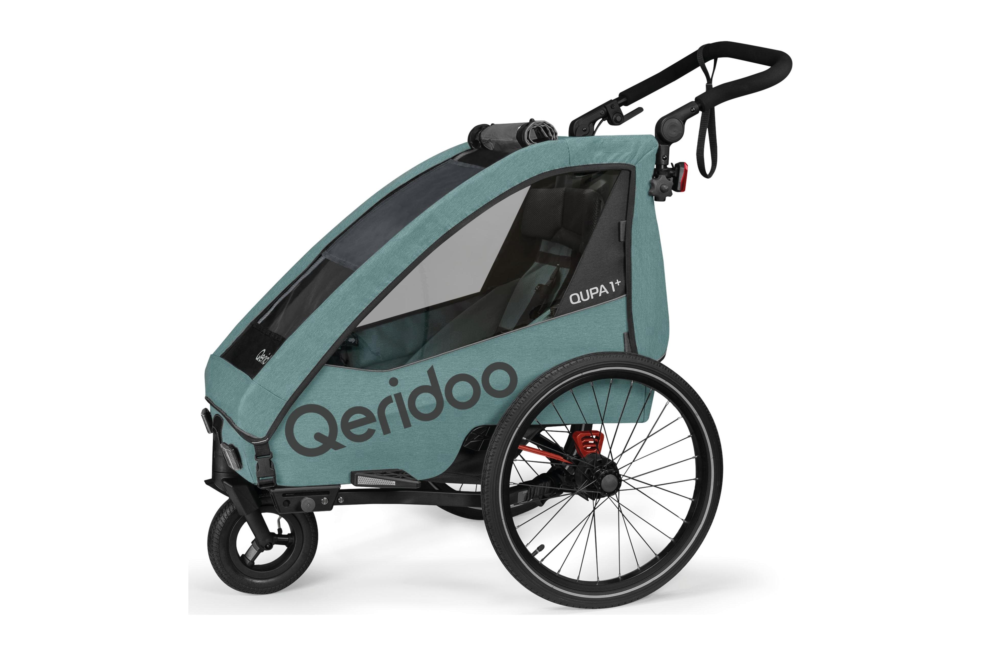 Qeridoo QUPA 1 Plus Anhänger (blau) 2